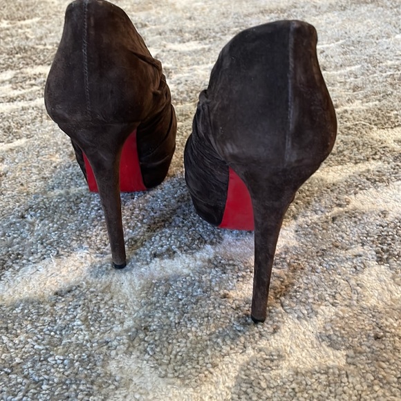 Louboutin Suede Booties - Picture 4 of 9